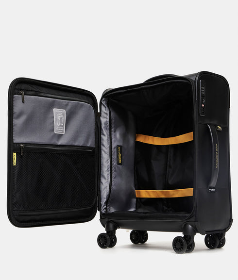 Βαλίτσα Καμπίνας Eco Coated 55x40x20cm Mandarina Duck P10OSV01-651 μαύρο
