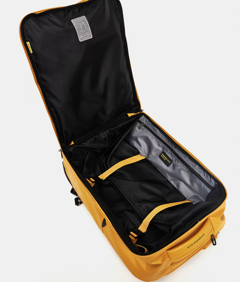 Βαλίτσα Καμπίνας/Σακίδιο πλάτης Eco Coated 52x38.5x18cm Mandarina Duck P10OSV06-05J κίτρινο