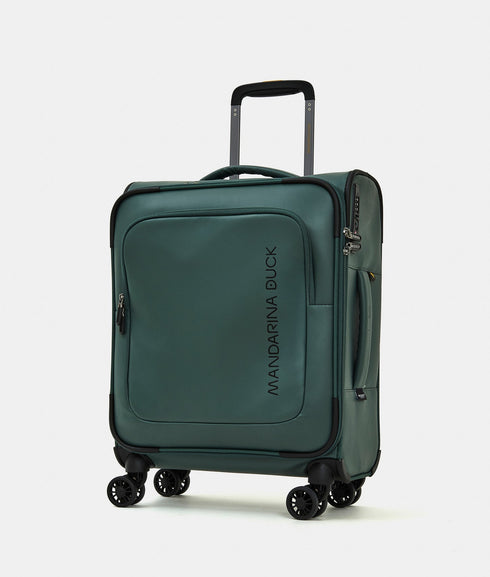Βαλίτσα Καμπίνας Eco Coated 55x40x20cm Mandarina Duck P10OSV01-16Q σκούρο πράσινο