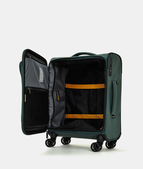 Βαλίτσα Καμπίνας Eco Coated 55x40x20cm Mandarina Duck P10OSV01-16Q σκούρο πράσινο