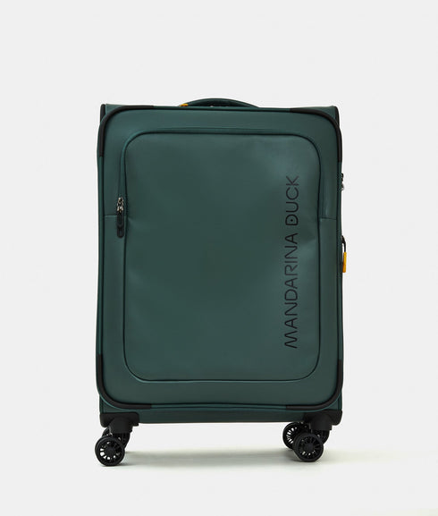 Βαλίτσα μεσαία Eco Coated 67x43x26cm Mandarina Duck P10OSV03-16Q σκούρο πράσινο