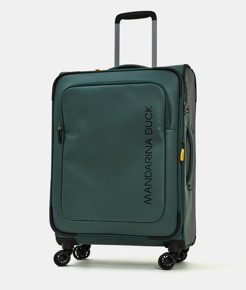 Βαλίτσα μεσαία Eco Coated 67x43x26cm Mandarina Duck P10OSV03-16Q σκούρο πράσινο
