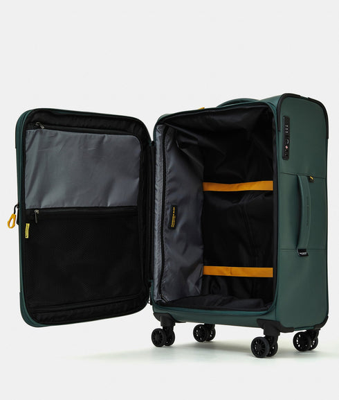 Βαλίτσα μεσαία Eco Coated 67x43x26cm Mandarina Duck P10OSV03-16Q σκούρο πράσινο