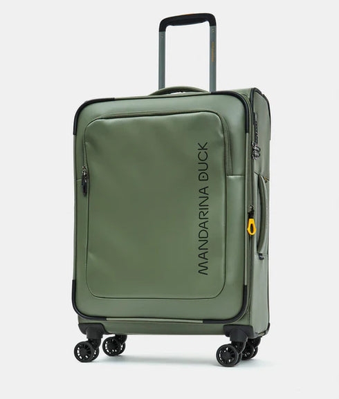 Βαλίτσα μεσαία Eco Coated 67x43x26cm Mandarina Duck P10OSV03-A78 λαδί
