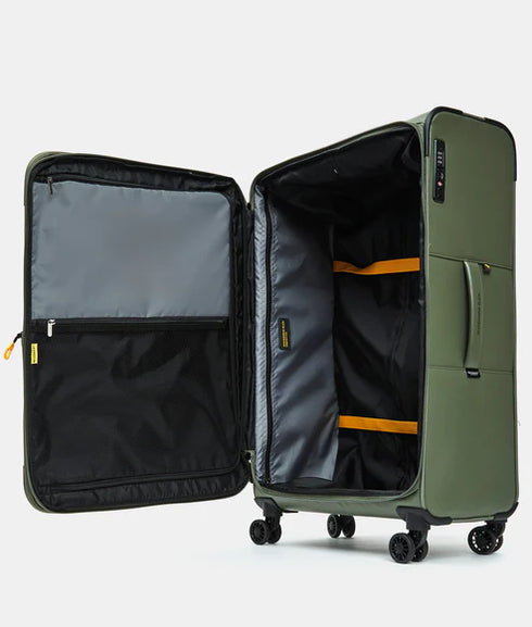 Βαλίτσα μεγάλη Eco Coated 78x48x27.5cm Mandarina Duck P10OSV04-A78 λαδί