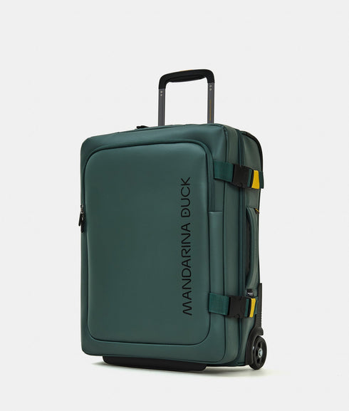 Βαλίτσα Καμπίνας Eco Coated 55x40x20cm Mandarina Duck P10OSV07-16Q σκούρο πράσινο