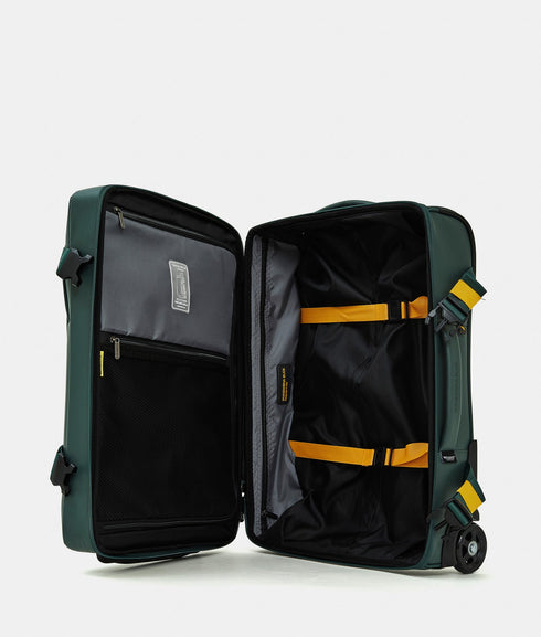 Βαλίτσα Καμπίνας Eco Coated 55x40x20cm Mandarina Duck P10OSV07-16Q σκούρο πράσινο