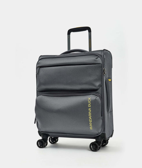 Βαλίτσα Καμπίνας Zephyr 55x40x20cm Mandarina Duck P10OTV01-29U γκρι