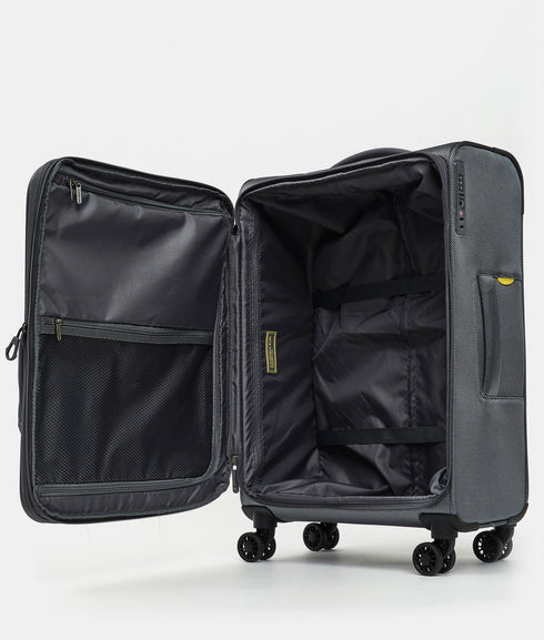 Βαλίτσα μεσαία Zephyr 67x43x25cm Mandarina Duck P10OTV03-29U γκρι