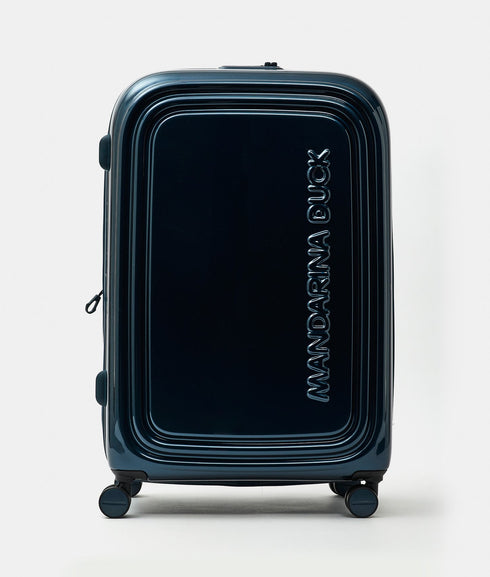 Βαλίτσα μεγάλη Logoduck + Metal 75x49x31cm Mandarina Duck P10OUV33-A89 μπλε/μεταλλικό