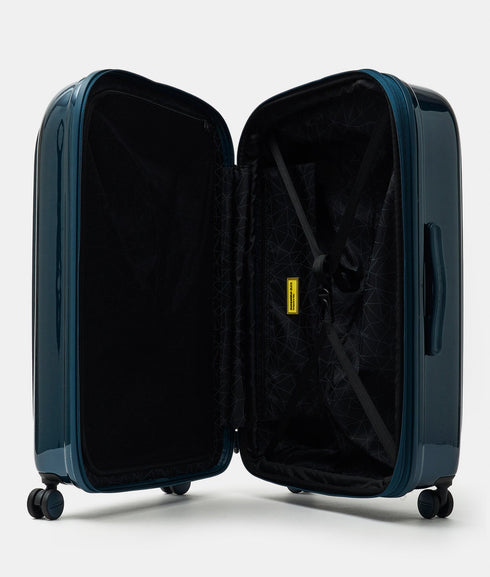 Βαλίτσα μεγάλη Logoduck + Metal 75x49x31cm Mandarina Duck P10OUV33-A89 μπλε/μεταλλικό