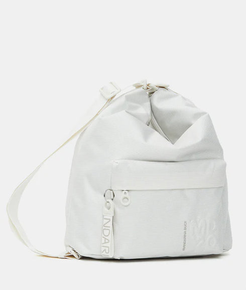 Τσάντα ώμου/σακίδιο πλάτης MD20 Mandarina Duck P10QMT09-591 λευκό