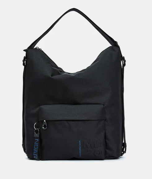 Τσάντα ώμου/σακίδιο πλάτης MD20 Mandarina Duck P10QMT09-651 μαύρο