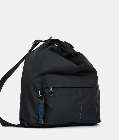 Τσάντα ώμου/σακίδιο πλάτης MD20 Mandarina Duck P10QMT09-651 μαύρο