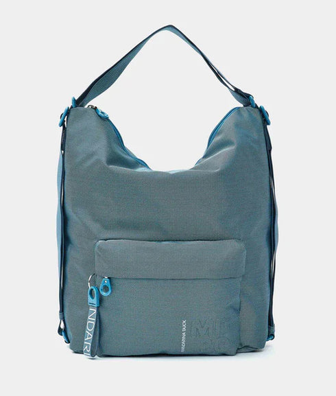 Τσάντα ώμου/σακίδιο πλάτης MD20 Mandarina Duck P10QMT09-A89 γαλάζιο