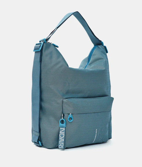 Τσάντα ώμου/σακίδιο πλάτης MD20 Mandarina Duck P10QMT09-A89 γαλάζιο