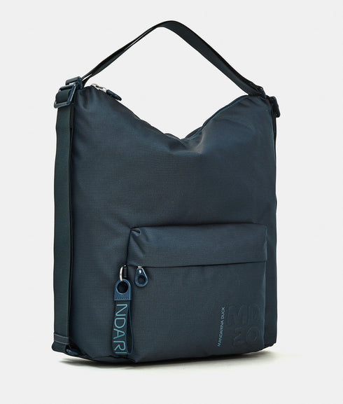 Τσάντα ώμου/σακίδιο πλάτης MD20 Mandarina Duck P10QMT09-B12 πετρόλ