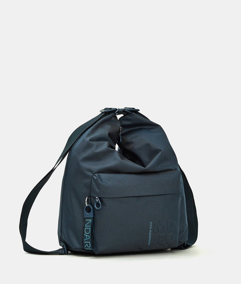 Τσάντα ώμου/σακίδιο πλάτης MD20 Mandarina Duck P10QMT09-B12 πετρόλ
