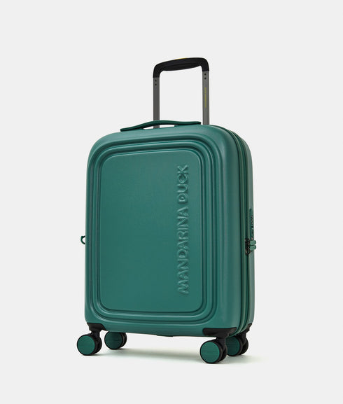 Βαλίτσα Καμπίνας Logoduck 55x40x20cm Mandarina Duck P10SZV24-290 πράσινο