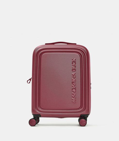 Βαλίτσα Καμπίνας Logoduck 55x40x20cm Mandarina Duck P10SZV24-384 μπορντό