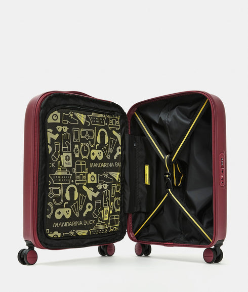 Βαλίτσα Καμπίνας Logoduck 55x40x20cm Mandarina Duck P10SZV24-384 μπορντό