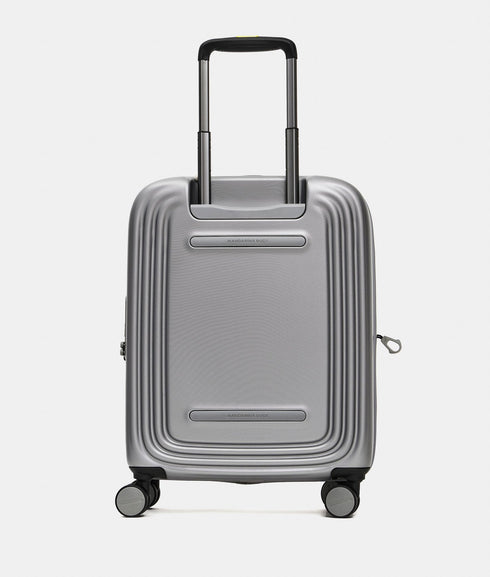 Βαλίτσα Καμπίνας Logoduck 55x40x20cm Mandarina Duck P10SZV24-466 ασημί
