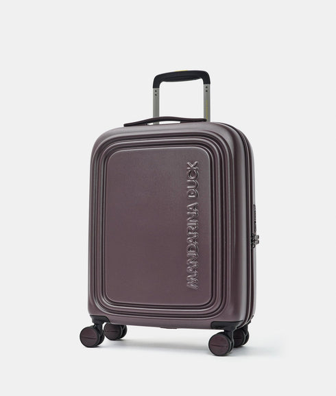 Βαλίτσα Καμπίνας Logoduck 55x40x20cm Mandarina Duck P10SZV24-A83 καφέ/μπορντό