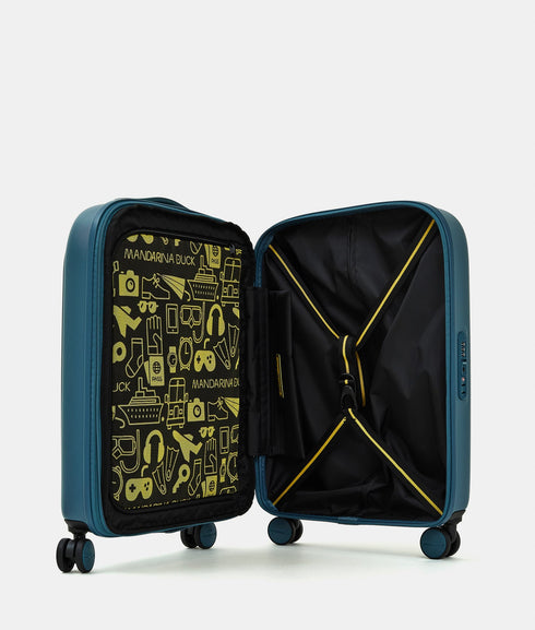 Βαλίτσα Καμπίνας Logoduck 55x40x20cm Mandarina Duck P10SZV24-B11 μπλε