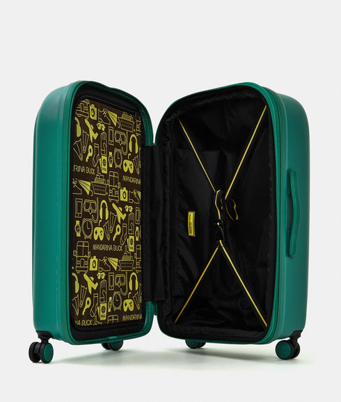 Βαλίτσα μεσαία Logoduck 69x45x32cm Mandarina Duck P10SZV32-290 πράσινο
