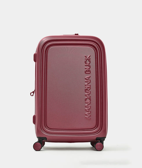 Βαλίτσα μεσαία Logoduck 69x45x32cm Mandarina Duck P10SZV32-384 μπορντό