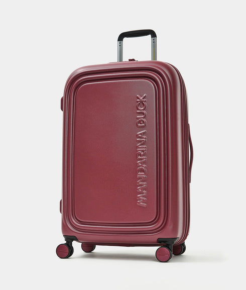 Βαλίτσα μεσαία Logoduck 69x45x32cm Mandarina Duck P10SZV32-384 μπορντό