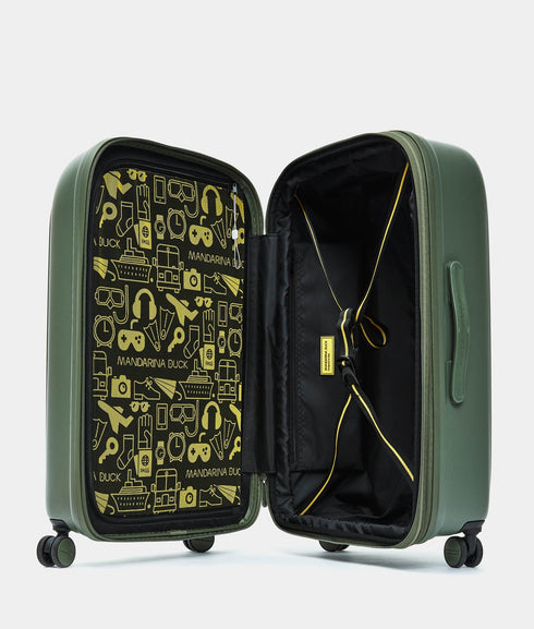 Βαλίτσα μεγάλη Logoduck 75x49x31cm Mandarina Duck P10SZV33-A78 λαδί