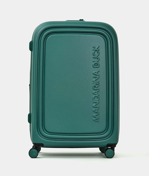 Βαλίτσα μεγάλη Logoduck 75x49x31cm Mandarina Duck P10SZV33-290 πράσινο