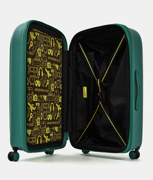 Βαλίτσα μεγάλη Logoduck 75x49x31cm Mandarina Duck P10SZV33-290 πράσινο
