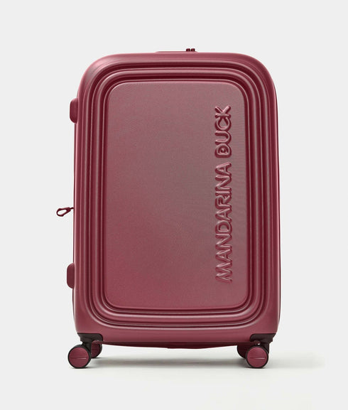 Βαλίτσα μεγάλη Logoduck 75x49x31cm Mandarina Duck P10SZV33-384 μπορντό
