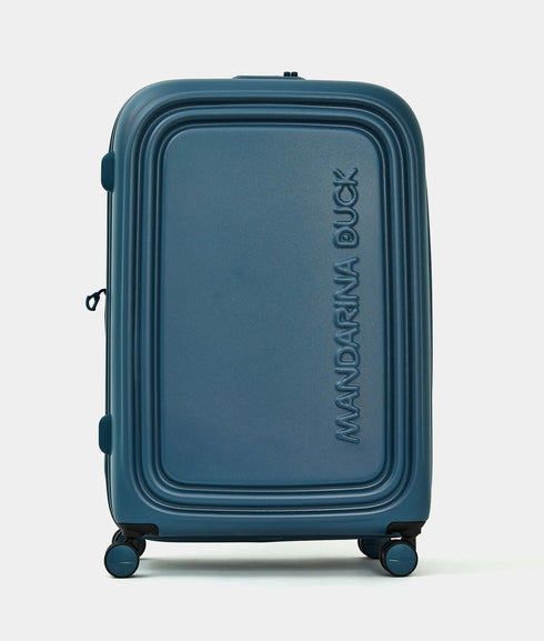 Βαλίτσα μεγάλη Logoduck 75x49x31cm Mandarina Duck P10SZV33-B11 μπλε