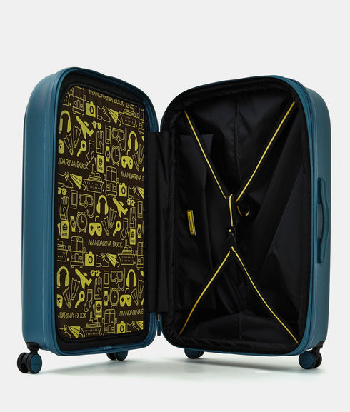 Βαλίτσα μεγάλη Logoduck 75x49x31cm Mandarina Duck P10SZV33-B11 μπλε