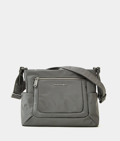 Τσάντα ώμου/χιαστί Active Lux Mandarina Duck P10ZJT01-24U ασημί