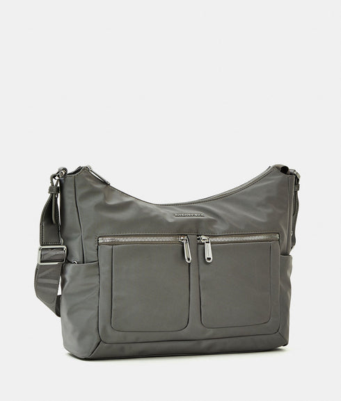 Τσάντα ώμου/χιαστί Active Lux Mandarina Duck P10ZJT03-24U ασημί
