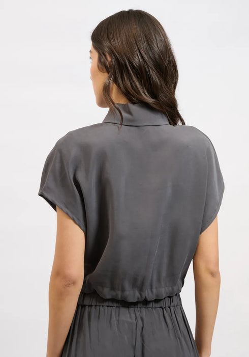 Πουκάμισο Peat Collectiva Noir CN142D05TNL γκρι