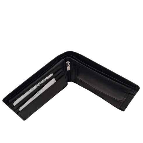 Δερμάτινο Πορτοφόλι Armonto 8502 μαύρο