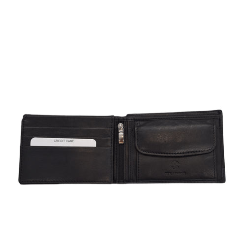 Δερμάτινο Πορτοφόλι Armonto 8502 μαύρο
