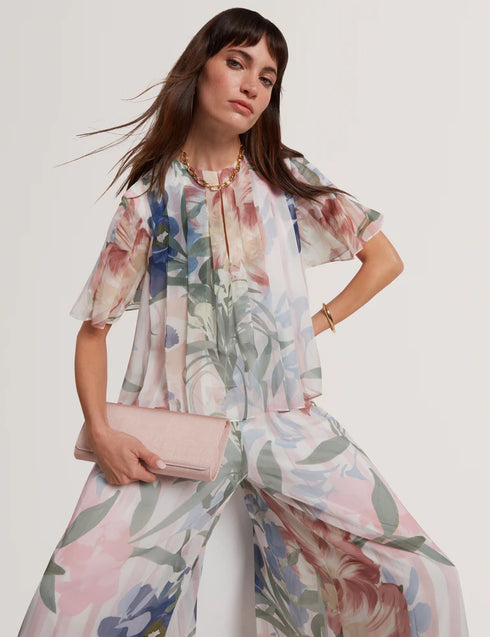 Παντελόνα φαρδιά Hurta Ted Baker 283392-pink
