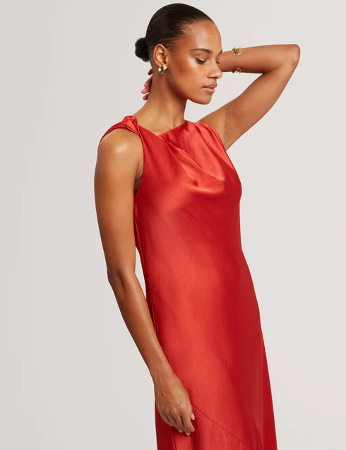 Φόρεμα midi Elouise Ted Baker 283528-brt-red