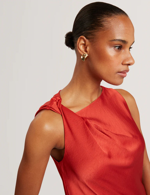 Φόρεμα midi Elouise Ted Baker 283528-brt-red