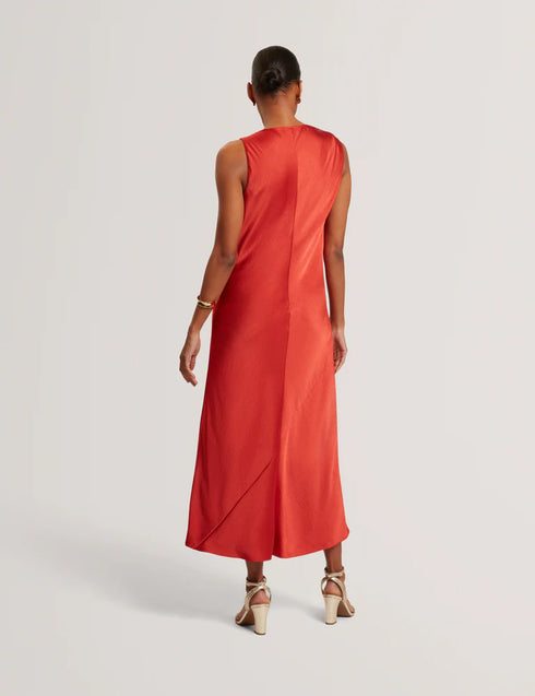 Φόρεμα midi Elouise Ted Baker 283528-brt-red