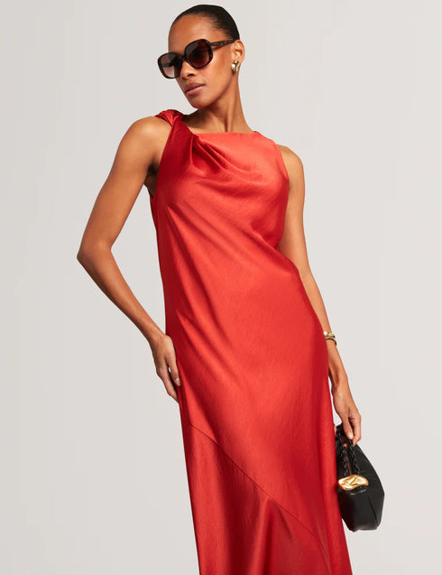 Φόρεμα midi Elouise Ted Baker 283528-brt-red