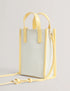Τσάντα μίνι tote/χιαστί Floscon Ted Baker 284085-natural