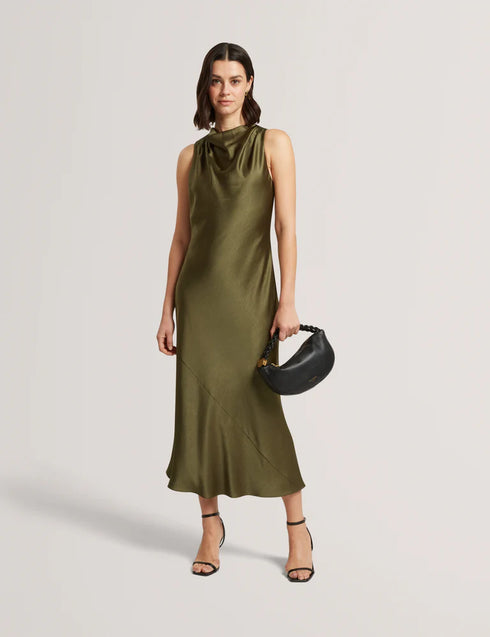 Φόρεμα midi Liimaa Ted Baker 284184-khaki