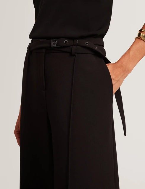 Ψηλόμεσο παντελόνι φαρδύ Hanliec Ted Baker 285804-black